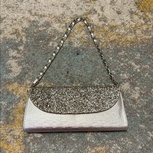 Silver Glitter Women's Bag